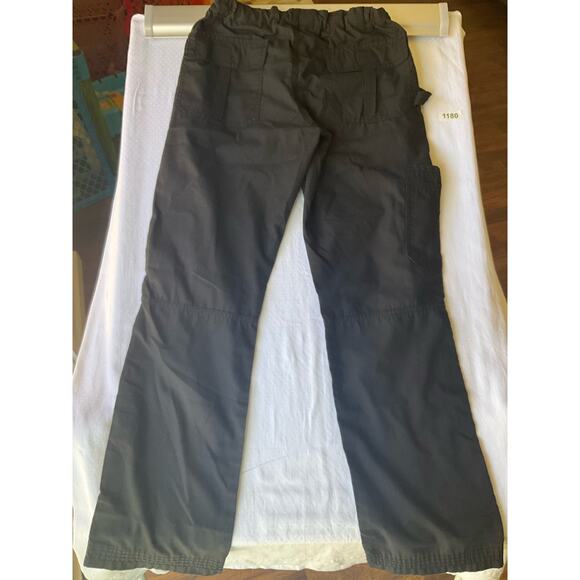 Green Town Women’s Cargo Khaki Pants size XS, Black, 29” Inseam Adjustable Waist - Picture 10 of 10